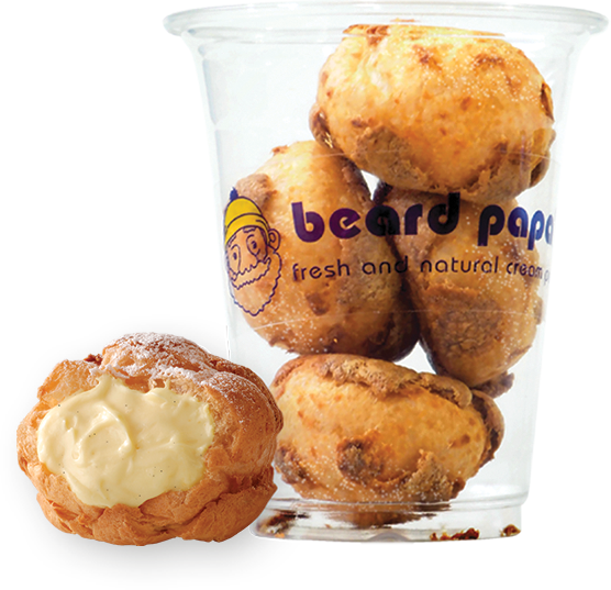 Mini Cream Puff (5pcs per cup)